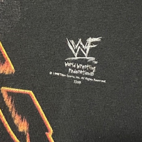 Vintage WWF Can You Smell What The Rock Is Cooking Tee Shirt - Picture 5 of 11